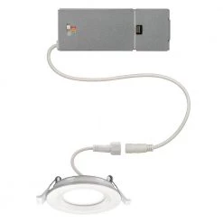 Ultra Slim 3 in. Canless Selectable CCT Integrated LED Recessed Light Trim with Night Light Feature 550 Lumens by Commercial Electric -OCTO LIGHTS Shop commercial electric recessed lighting trims 53826101 40 1000