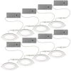 Ultra Slim 6 in. Canless Selectable CCT Integrated LED Recessed Light Trim with Night Light Feature 900 Lumens (8-Pack) by Commercial Electric 2 Ultra Slim 6 in. Canless Selectable CCT Integrated LED Recessed Light Trim with Night Light Feature 900 Lumens (8-Pack) by Commercial Electric -OCTO LIGHTS Shop commercial electric recessed lighting trims 53828101 8pk 64 1000