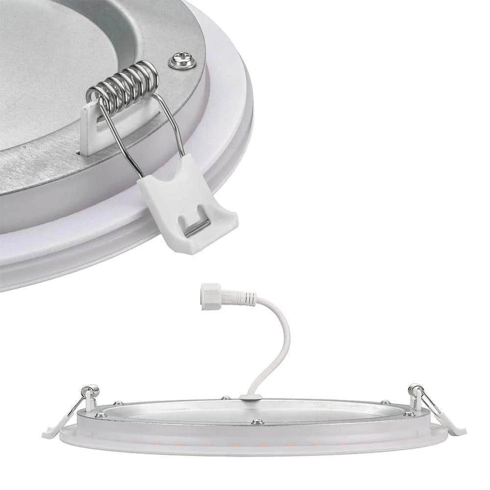 Ultra Slim 8 in. Canless Adjustable Color Temperature Integrated LED Recessed Trim with Night Light (24-Pack) by Commercial Electric 10 Ultra Slim 8 in. Canless Adjustable Color Temperature Integrated LED Recessed Trim with Night Light (24-Pack) by Commercial Electric - Image 8