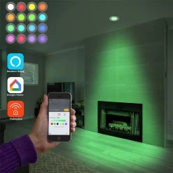 5 in./6 in. Smart Hubspace Color Selectable CCT Integrated LED Recessed Light Trim by Commercial Electric -OCTO LIGHTS Shop commercial electric recessed lighting trims 538561010 fa 1000