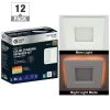 Ultra Slim 4 in. Square Canless Adjust Color Temp Integrated LED Recessed Light w/Night Light, Black Trim Opt (12-Pack) by Commercial Electric 2 Ultra Slim 4 in. Square Canless Adjust Color Temp Integrated LED Recessed Light w/Night Light, Black Trim Opt (12-Pack) by Commercial Electric -OCTO LIGHTS Shop commercial electric recessed lighting trims 538661010 12pk 64 1000
