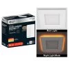 Ultra Slim 6 in. Square Canless Adjust Color Temp Integrated LED Recessed Light w/ Night Light and Black Trim Option by Commercial Electric 2 Ultra Slim 6 in. Square Canless Adjust Color Temp Integrated LED Recessed Light w/ Night Light and Black Trim Option by Commercial Electric -OCTO LIGHTS Shop commercial electric recessed lighting trims 538671010 64 1000