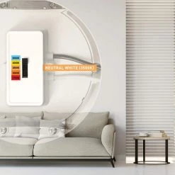 4 in. Selectable CCT Integrated LED Retrofit Ultra-Slim White Recessed Light Trim by Commercial Electric -OCTO LIGHTS Shop commercial electric recessed lighting trims 91846 1f 1000