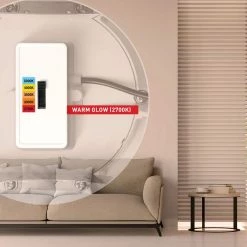 4 in. Selectable CCT Integrated LED Retrofit Ultra-Slim White Recessed Light Trim by Commercial Electric -OCTO LIGHTS Shop commercial electric recessed lighting trims 91846 fa 1000