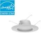 5/6 in. New Construction or Remodel White Dimmable Integrated LED Recessed Trim Cool White 4000k (4-Pack) by Commercial Electric -OCTO LIGHTS Shop commercial electric recessed lighting trims dl n28a11fr1 40 64 1000