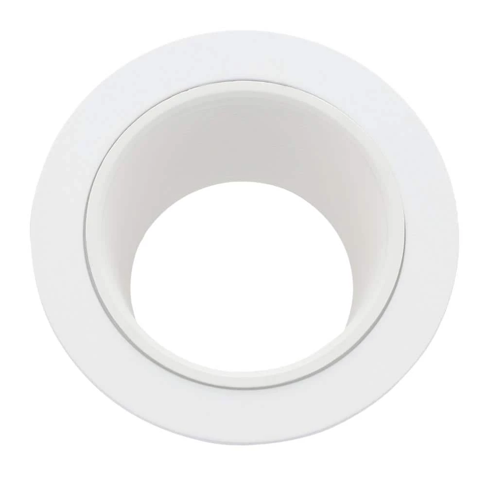4 in. White Recessed Can Light Baffle Trim by Commercial Electric 5 4 in. White Recessed Can Light Baffle Trim by Commercial Electric - Image 3