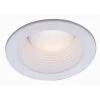 4 in. White Recessed Can Light Baffle Trim by Commercial Electric -OCTO LIGHTS Shop commercial electric recessed lighting trims hbr201lwh 64 1000