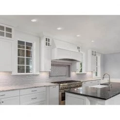 4 in. White Recessed Can Light Baffle Trim by Commercial Electric 10 4 in. White Recessed Can Light Baffle Trim by Commercial Electric -OCTO LIGHTS Shop commercial electric recessed lighting trims hbr201lwh c3 1000