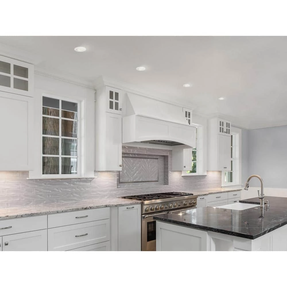 4 in. White Recessed Can Light Baffle Trim by Commercial Electric 6 4 in. White Recessed Can Light Baffle Trim by Commercial Electric - Image 4