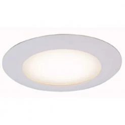 6 in. White Recessed Can Light Shower Trim Ring(12-Pack) by Commercial Electric
