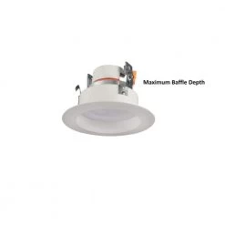 4 in. Selectable Integrated LED Recessed Adjustable Depth Trim by Commercial Electric 10 4 in. Selectable Integrated LED Recessed Adjustable Depth Trim by Commercial Electric -OCTO LIGHTS Shop commercial electric recessed lighting trims ns02aa09er1 259 4f 1000