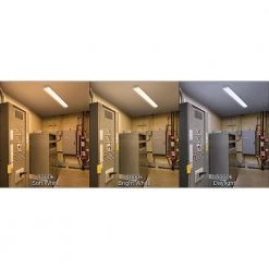 Low Profile 40 in. 2600 Lumens Integrated LED Dimmable White Wraparound Light 3 Color Changing Options Dimmable by Commercial Electric -OCTO LIGHTS Shop commercial electric wraparound lights 56507111 44 1000