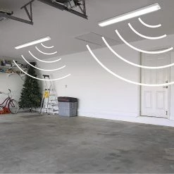 Low Profile 4 ft. 3600 Lumens Integrated LED White Wraparound Light with PIR Motion Sensor 4000K Direct Wire by Commercial Electric -OCTO LIGHTS Shop commercial electric wraparound lights 56513241 40 1000