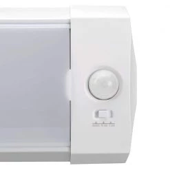 4 ft. 3600 Lumens Integrated LED White Low Profile Wraparound Light with PIR Motion Sensor, 4000K Bright White (4-Pack) by Commercial Electric -OCTO LIGHTS Shop commercial electric wraparound lights 56513241 4pk 4f 1000