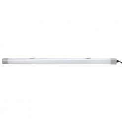 4 ft. 64-Watt Equivalent Integrated LED Gray Vapor Tight Strip Light Fixture Water Tight Plug-in Direct Wire 3600 Lumens by Commercial Electric 22 4 ft. 64-Watt Equivalent Integrated LED Gray Vapor Tight Strip Light Fixture Water Tight Plug-in Direct Wire 3600 Lumens by Commercial Electric -OCTO LIGHTS Shop commercial electric wraparound lights 56574141 44 1000