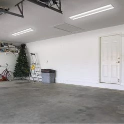 Ultra Low Profile 4 ft. 3200 Lumens Integrated LED Dimmable White Wraparound Light 4000K (4-Pack) by Commercial Electric -OCTO LIGHTS Shop commercial electric wraparound lights 56801141 4pk 1f 1000