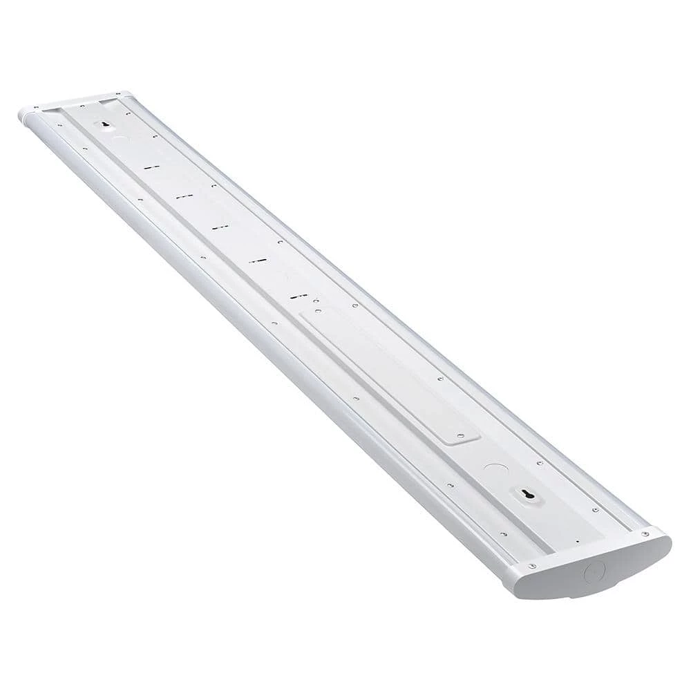 Ultra Low Profile 4 ft. High Output 5500 Lumens Integrated LED Dimmable White Wraparound Light 4000K Bright White by Commercial Electric 7 Ultra Low Profile 4 ft. High Output 5500 Lumens Integrated LED Dimmable White Wraparound Light 4000K Bright White by Commercial Electric - Image 5