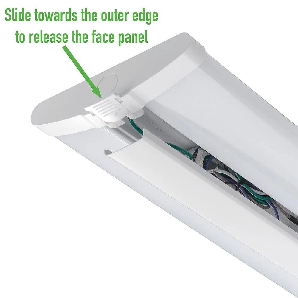 Ultra Low Profile 4 ft. High Output 5500 Lumens Integrated LED Dimmable White Wraparound Light 4000K Bright White by Commercial Electric 8 Ultra Low Profile 4 ft. High Output 5500 Lumens Integrated LED Dimmable White Wraparound Light 4000K Bright White by Commercial Electric - Image 6