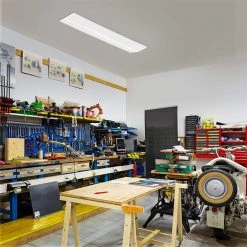 4 ft. High Output 7500 Lumens Integrated LED Dimmable White Wraparound Light 4000K Ultra Low Profile by Commercial Electric -OCTO LIGHTS Shop commercial electric wraparound lights 568031410 44 1000