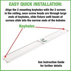 42 in. Low Profile Quick Install Garage Light Laundry Room Basement Integrated LED White Wraparound Light 3400 Lumens by Commercial Electric 16 42 in. Low Profile Quick Install Garage Light Laundry Room Basement Integrated LED White Wraparound Light 3400 Lumens by Commercial Electric -OCTO LIGHTS Shop commercial electric wraparound lights 568041411 1d 1000