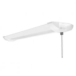 2 ft. 2000 Lumens Integrated LED White Wraparound Light with Pull Chain 4000K Bright White Dimmable by Commercial Electric -OCTO LIGHTS Shop commercial electric wraparound lights 568051410 a0 1000