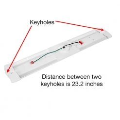 2 ft. 2000 Lumens Integrated LED White Strip Light Fixture with Pull Chain 4000K Bright White Dimmable (4-Pack) by Commercial Electric -OCTO LIGHTS Shop commercial electric wraparound lights 568051410st 4pk 66 1000