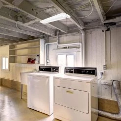 2 ft. 2000 Lumens Integrated LED White Strip Light Fixture with Pull Chain 4000K Bright White Dimmable (4-Pack) by Commercial Electric -OCTO LIGHTS Shop commercial electric wraparound lights 568051410st 4pk c3 1000