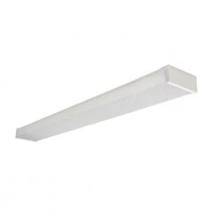 4 ft. 120-Volt 3800 Lumens White Integrated LED Wraparound Light with Prismatic Lens by Commercial Electric -OCTO LIGHTS Shop commercial electric wraparound lights wr4840k30lpl 44 1000
