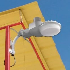 600-Watt Equivalent Integrated LED Gray Dusk to Dawn Area Light and Flood Light with 9000 Lumens Outdoor Light by Commercial Electric -OCTO LIGHTS Shop gray commercial electric parking lot lights astr75 pc 4k gr c3 1000