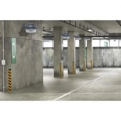 46-Watt Gray Outdoor Integrated LED Area Light Wall/Pole Mountable with Dusk to Dawn Control by Commercial Electric -OCTO LIGHTS Shop gray commercial electric parking lot lights dw9519gy a 31 1000