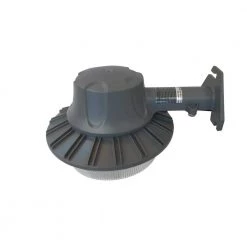 46-Watt Gray Outdoor Integrated LED Area Light Wall/Pole Mountable with Dusk to Dawn Control by Commercial Electric -OCTO LIGHTS Shop gray commercial electric parking lot lights dw9519gy a a0 1000