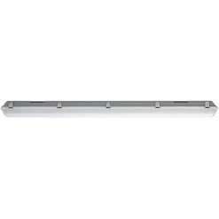 4 ft. 64-Watt Equivalent Vapor Tight Integrated LED Gray Strip Light Fixture 3600 Lumens 120-277V 4000K Bright White by Commercial Electric -OCTO LIGHTS Shop gray commercial electric strip light fixtures 54656441st a0 1000