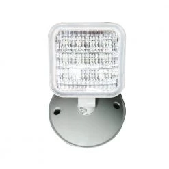 1.2-Watt Single Head Integrated LED Gray Emergency Remote Head Light by Commercial Electric