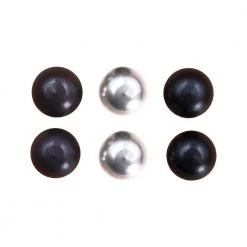 3/8 in. Assorted Finish Lamp Cap Nuts (6-Pack) in Matte Black, Oil Rubbed Bronze and Chrome by Commercial Electric