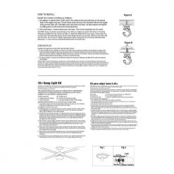 18 ft. Matte Black Swag Light Kit by Commercial Electric -OCTO LIGHTS Shop matte black commercial electric chains 804934 1f 1000