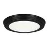 13 in. Matte Black Selectable LED Flush Mount by Commercial Electric -OCTO LIGHTS Shop matte black commercial electric flush mount lights jju3011l 2 mb 64 1000