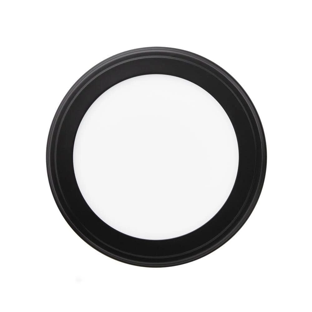 13 in. Matte Black Selectable LED Flush Mount by Commercial Electric 10 13 in. Matte Black Selectable LED Flush Mount by Commercial Electric - Image 8