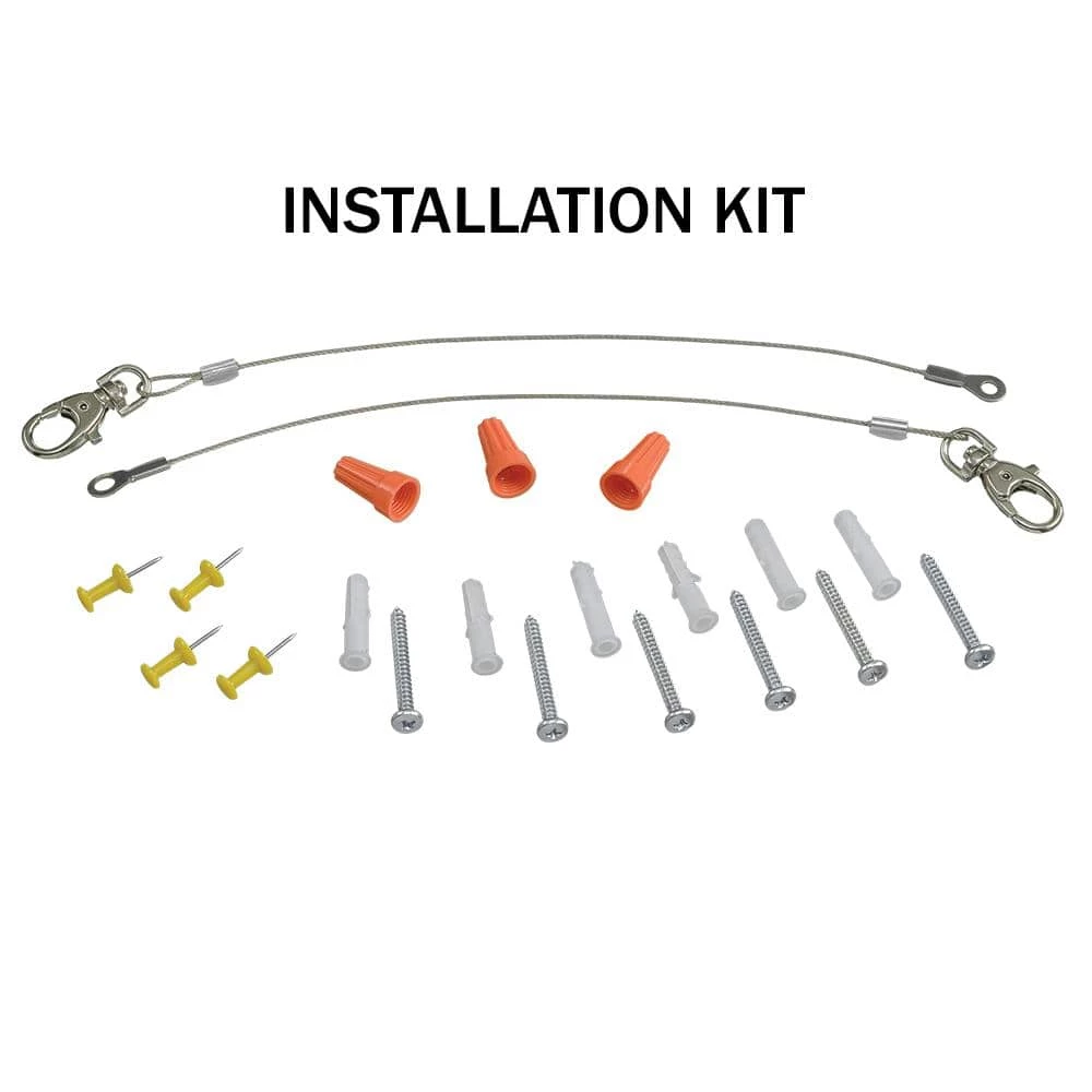 48 in. x 15 in. Low Profile Matte White Color Selectable LED Flush Mount Ceiling Light w/Night Light Feature Dimmable by Commercial Electric 8 48 in. x 15 in. Low Profile Matte White Color Selectable LED Flush Mount Ceiling Light w/Night Light Feature Dimmable by Commercial Electric - Image 6