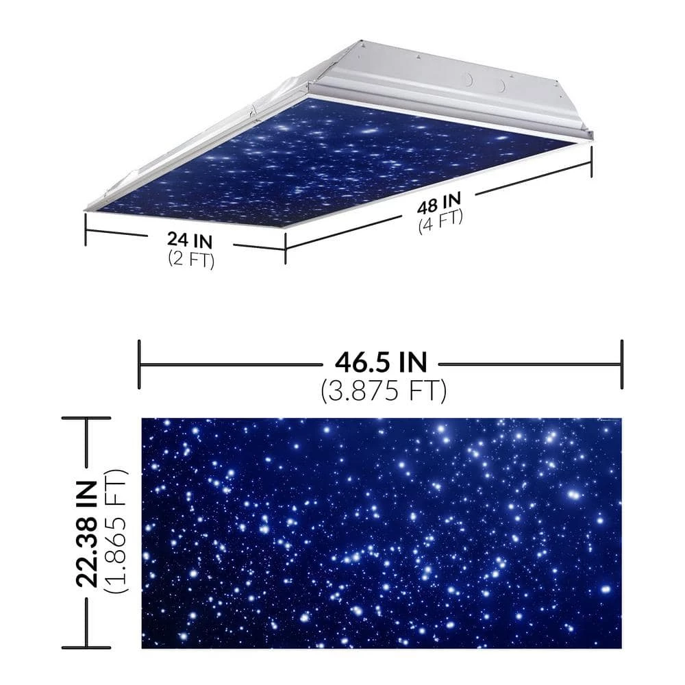 Astronomy 001 2 ft. x 4 ft. Fluorescent Light Filters by OCTO LIGHTS 4 Astronomy 001 2 ft. x 4 ft. Fluorescent Light Filters by OCTO LIGHTS - Image 2