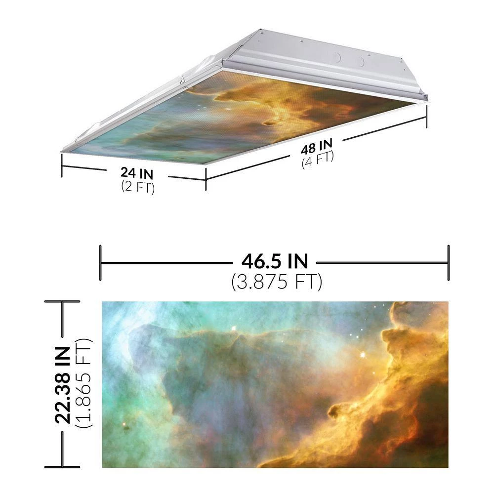 Astronomy 003 2 ft. x 4 ft. Fluorescent Light Filters by OCTO LIGHTS 4 Astronomy 003 2 ft. x 4 ft. Fluorescent Light Filters by OCTO LIGHTS - Image 2