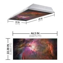 Astronomy 005 2 ft. x 4 ft. Fluorescent Light Filters by OCTO LIGHTS -OCTO LIGHTS Shop octo lights ceiling light parts ast 005 2x4 c3 1000