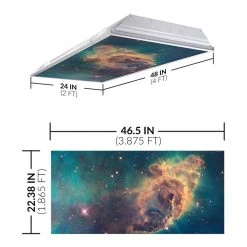 Astronomy 006 2 ft. x 4 ft. Fluorescent Light Filters by OCTO LIGHTS -OCTO LIGHTS Shop octo lights ceiling light parts ast 006 2x4 c3 1000