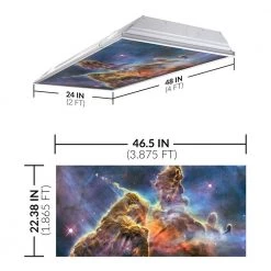 Astronomy 007 2 ft. x 4 ft. Fluorescent Light Filters by OCTO LIGHTS 10 Astronomy 007 2 ft. x 4 ft. Fluorescent Light Filters by OCTO LIGHTS -OCTO LIGHTS Shop octo lights ceiling light parts ast 007 2x4 c3 1000