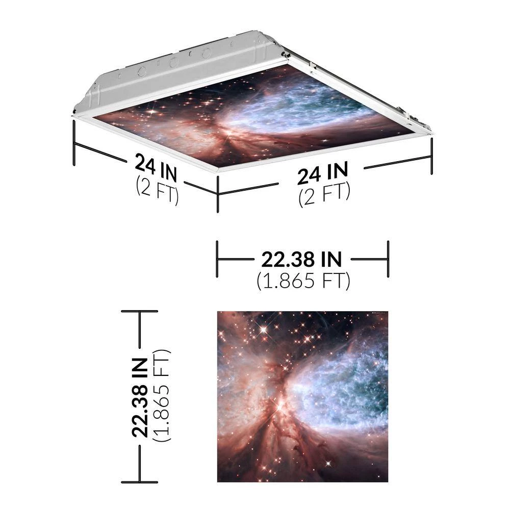 008 2 ft. x 2 ft. Fluorescent Light Filters Astronomy by OCTO LIGHTS 4 008 2 ft. x 2 ft. Fluorescent Light Filters Astronomy by OCTO LIGHTS - Image 2