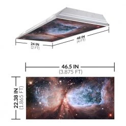 Astronomy 008 2 ft. x 4 ft. Fluorescent Light Filters by OCTO LIGHTS -OCTO LIGHTS Shop octo lights ceiling light parts ast 008 2x4 c3 1000