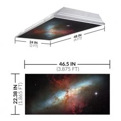 Astronomy 011 2 ft. x 4 ft. Fluorescent Light Filters by OCTO LIGHTS -OCTO LIGHTS Shop octo lights ceiling light parts ast 011 2x4 c3 1000