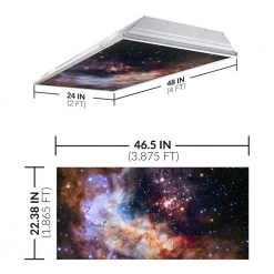 Astronomy 018 2 ft. x 4 ft. Fluorescent Light Filters by OCTO LIGHTS -OCTO LIGHTS Shop octo lights ceiling light parts ast 018 2x4 c3 1000