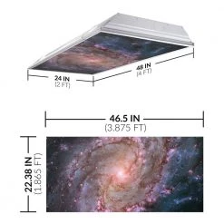 Astronomy 020 2 ft. x 4 ft. Fluorescent Light Filters by OCTO LIGHTS -OCTO LIGHTS Shop octo lights ceiling light parts ast 020 2x4 c3 1000