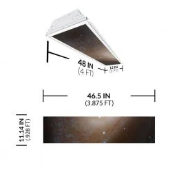 Astronomy 023 1 ft. x 4 ft. Fluorescent Light Filters by OCTO LIGHTS 10 Astronomy 023 1 ft. x 4 ft. Fluorescent Light Filters by OCTO LIGHTS -OCTO LIGHTS Shop octo lights ceiling light parts ast 023 1x4 c3 1000