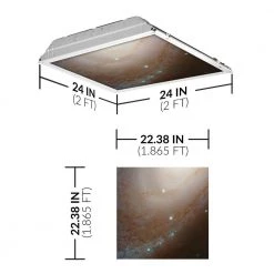 023 2 ft. x 2 ft. Fluorescent Light Filters Astronomy by OCTO LIGHTS -OCTO LIGHTS Shop octo lights ceiling light parts ast 023 2x2 c3 1000